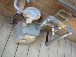 Hookup to your existing gas meter and gas line needs to be run